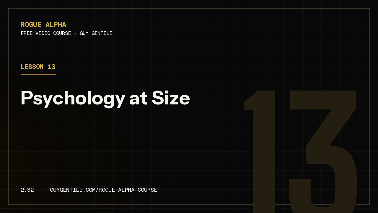 Lesson 13: Psychology at Size